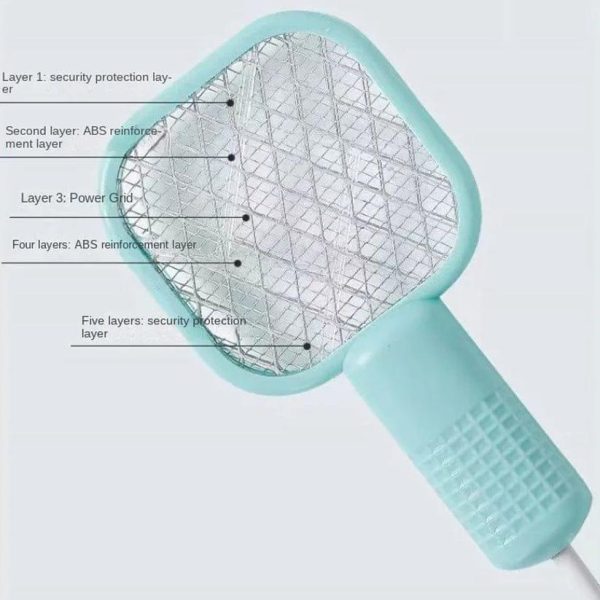 Mini Usb Rechargeable Mosquito Racket With Uv Light